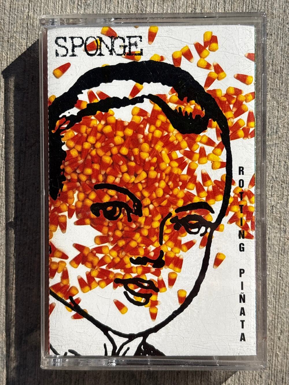 SPONGE Rotting Piñata CASSETTE TAPE 1994 VG+ Grunge DETROIT Pinata ALTERNATIVE